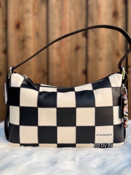 Coach Handbags - NWT Coachtopia Alter Ego Checkerboard Slouchy Shoulder Bag